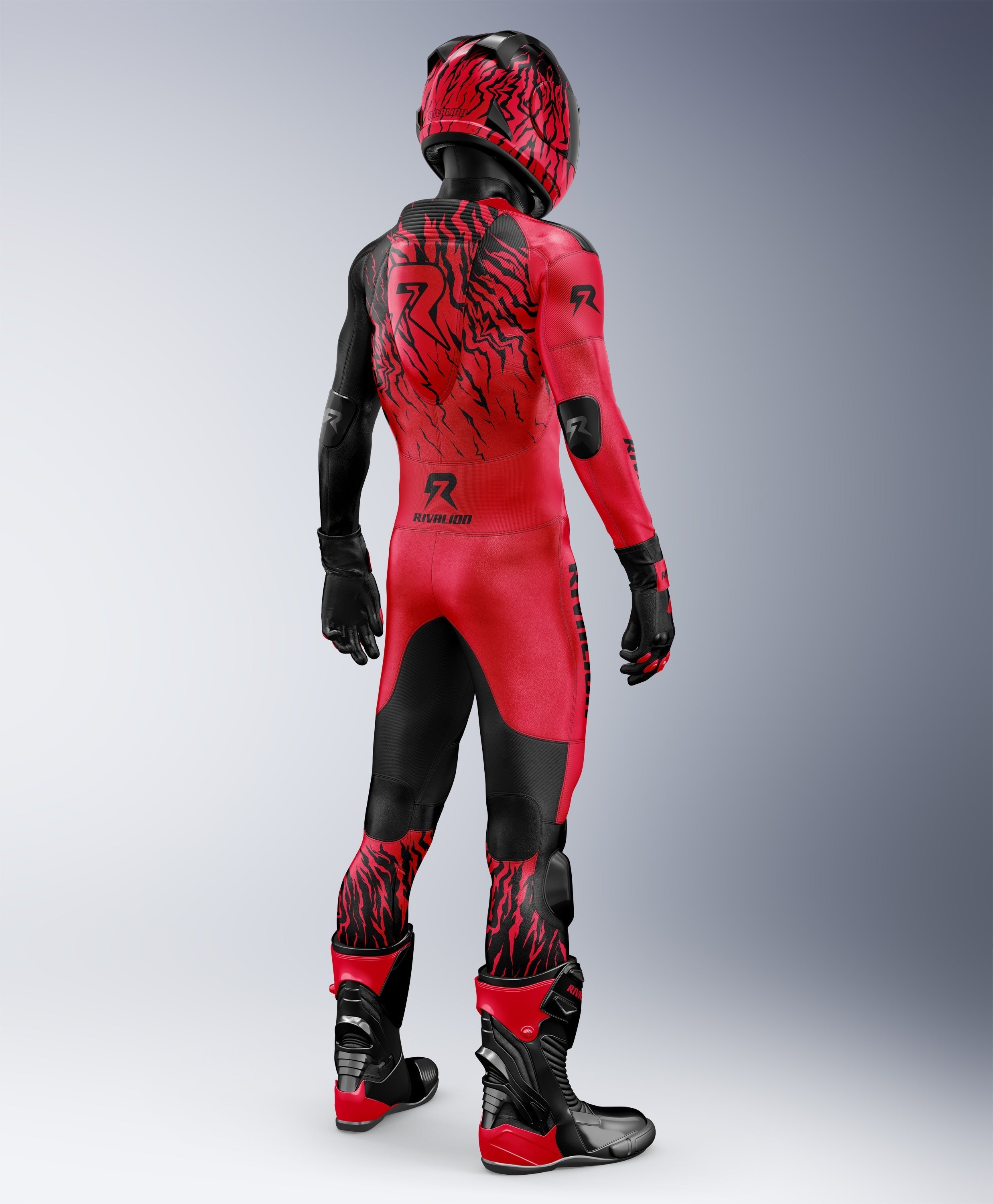 Evo Monster Motorcycle Men Leather Racing Suit
