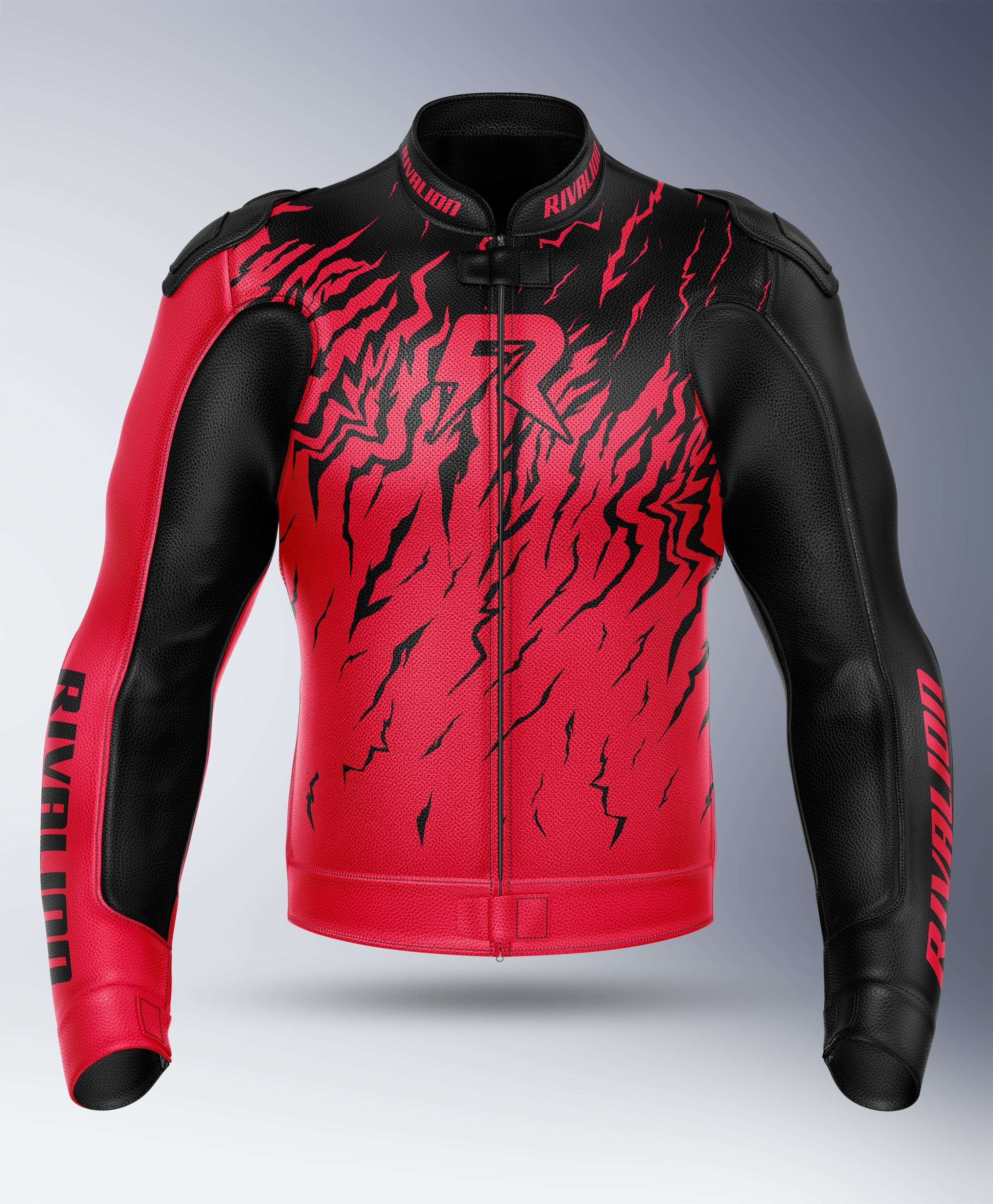 Evo Monster Motorcycle Men Leather Racing Jacket