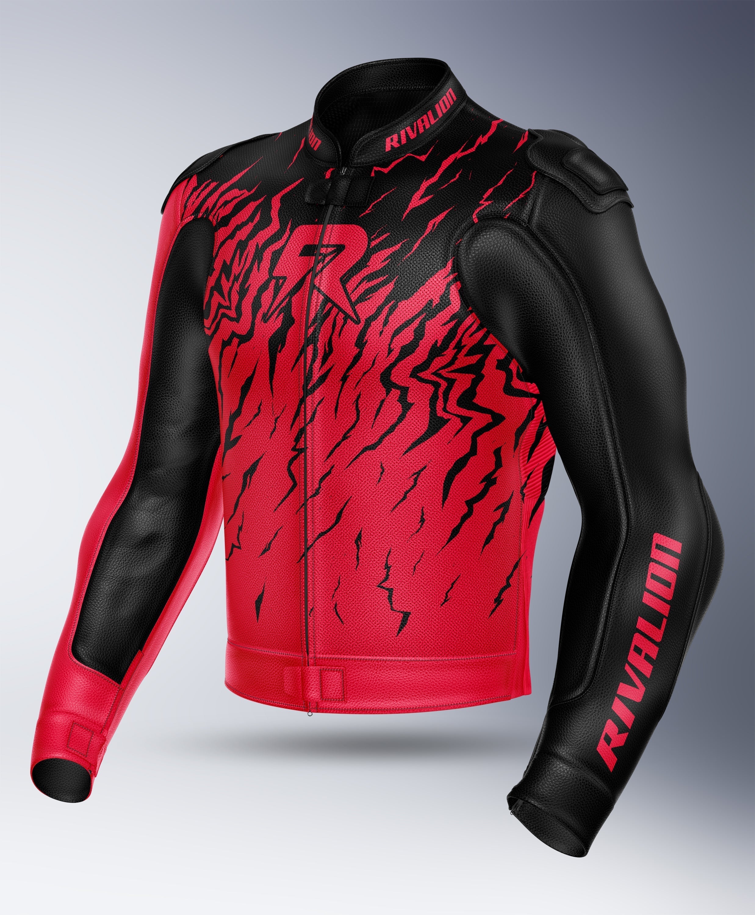 Evo Monster Motorcycle Men Leather Racing Jacket
