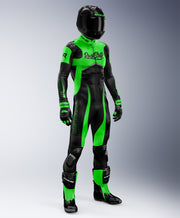 Rockstar Motorcycle Men Leather Racing Suit