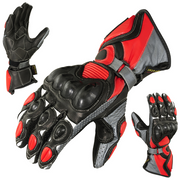 Rules Breaker Motorcycle Men Leather Gloves